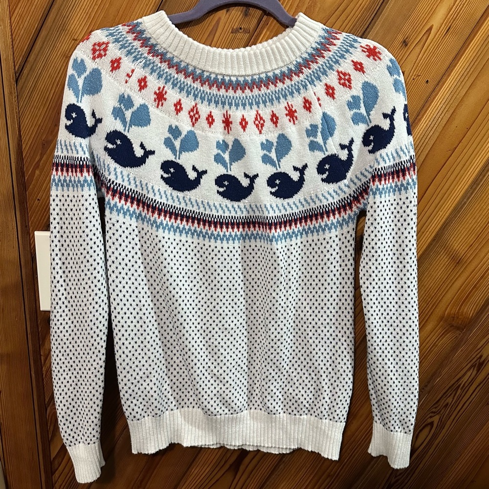 Sailing With Whales Fair Isle Sweater